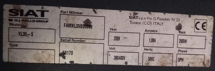 Used Seladora SIAT XL 35 S