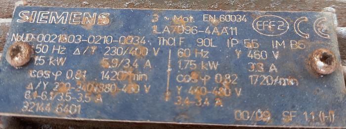 Used Ventilador de 1,5 kw