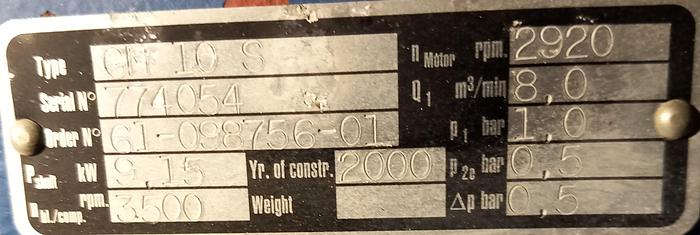 Used Bomba de Vácuo de 15kw Emmerthaler Apparatebau GmbH