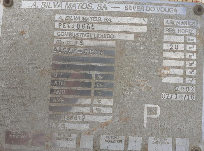 Usado Depósito de combustível de 22.000 lt