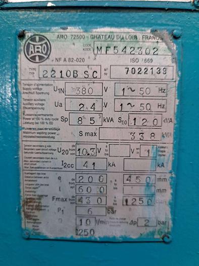 Used Máquina de soldar por pontos ARO 2210B