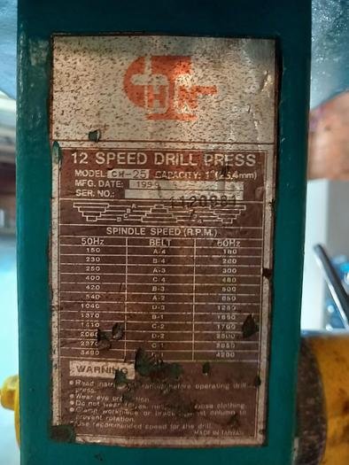 Used Engenho de furar CHIM CH-25