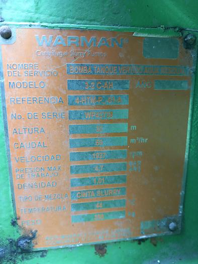 Used Motor & pump Warman 4-2C-AH