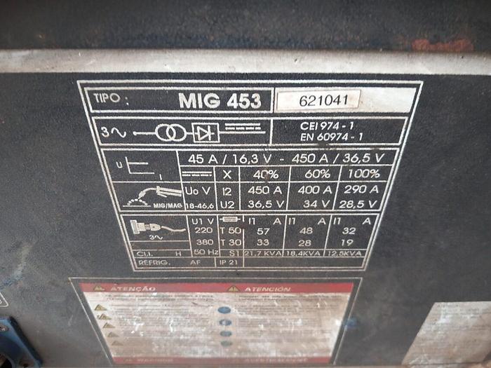 Usado Máquina de soldar ELECTREX MIG 453