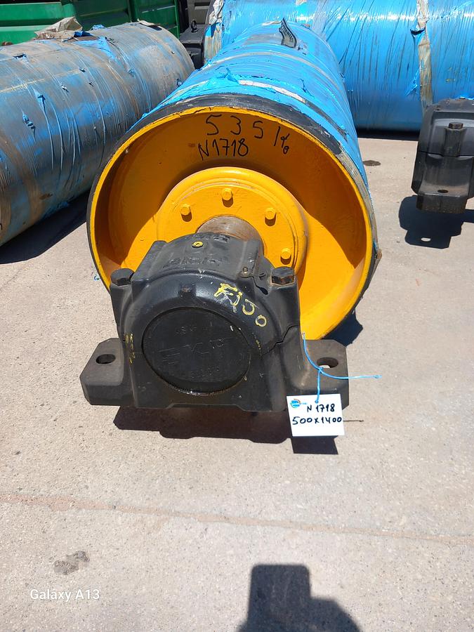 Used Tambor de acionamento com banda de rodagem lisa 500 x 1400