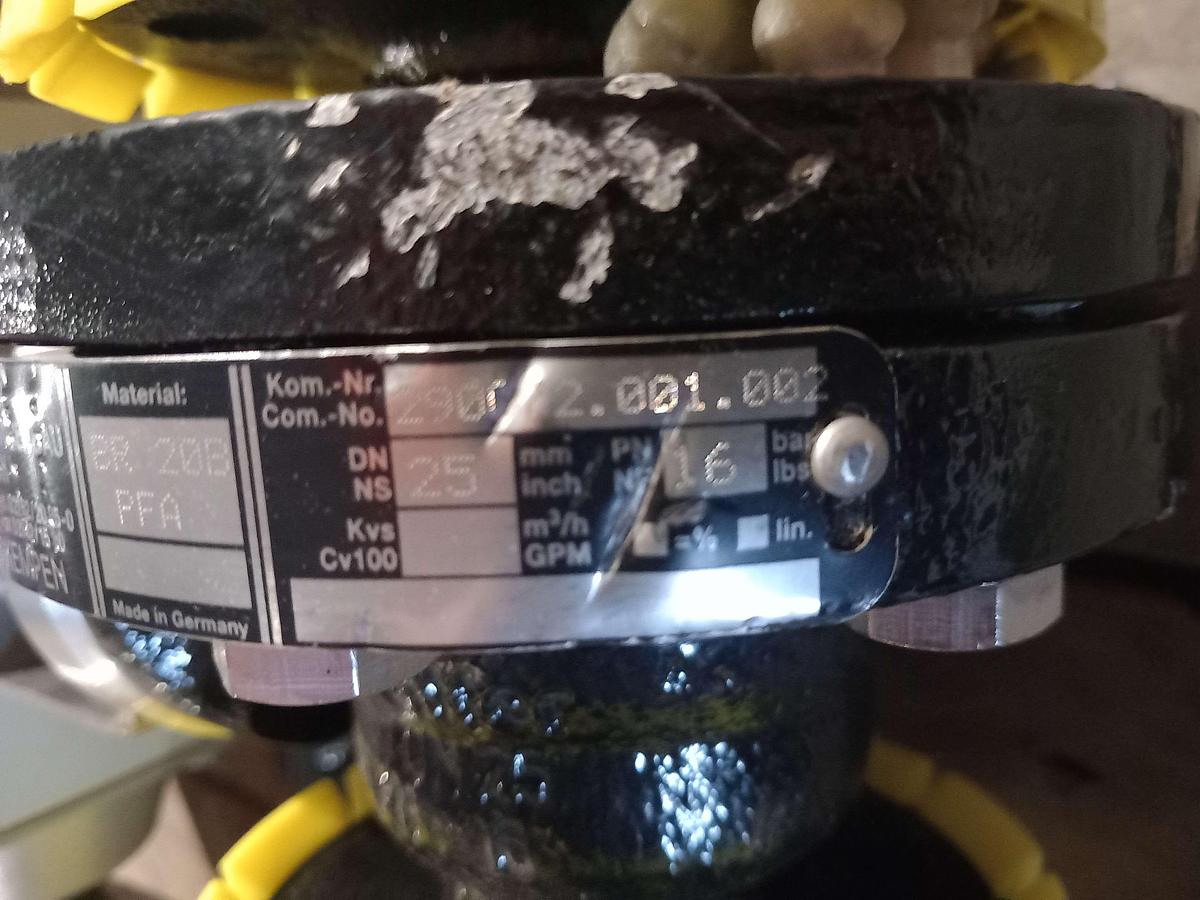 Used Valvulas Pneumática Pfeiffer DN-25