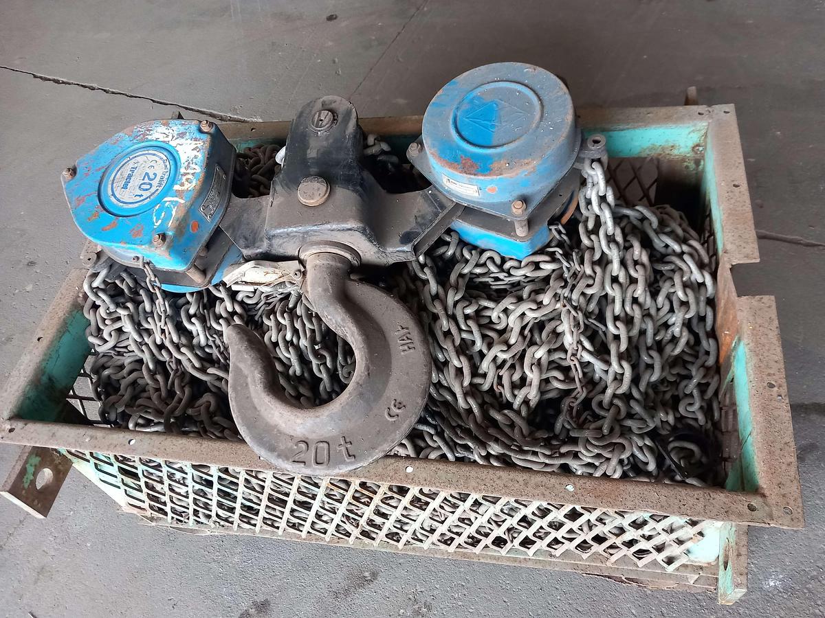 Used Guincho manual Tractel 20Tn