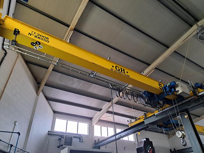 Used Ponte rolante GH de 5 ton 10 metros