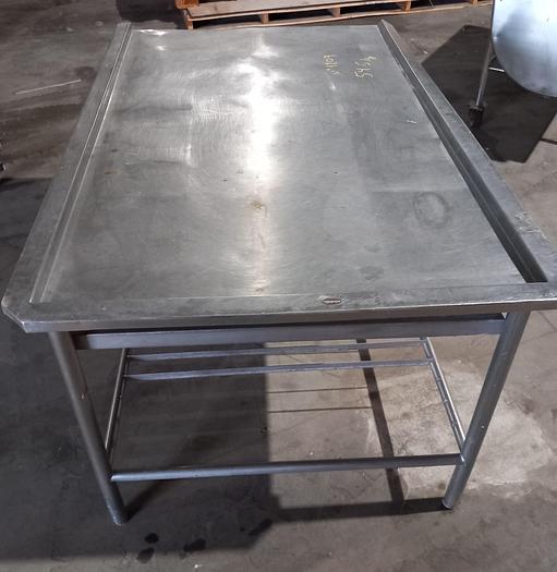 Used Mesa de inox com 1X1,7 metros