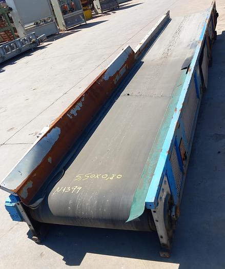 Usado Tapete transportador de 5,5 metros