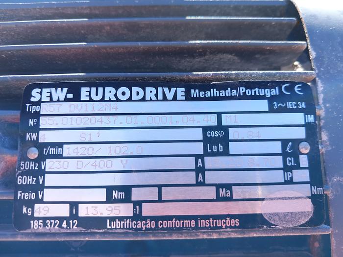 Used Transportador de rosca / sem fim de 10 mt
