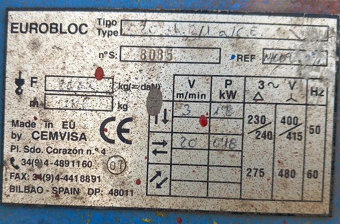 Used Guincho VICINAY de 2 ton