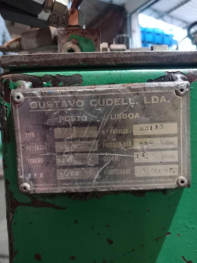 Used Centralina Hidráulica Gustavo Cudell P