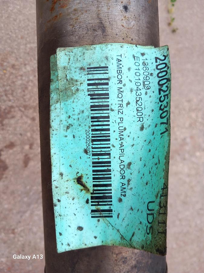 Used Tambor de acionamento com banda de rodagem ranhurada 500 x 1400