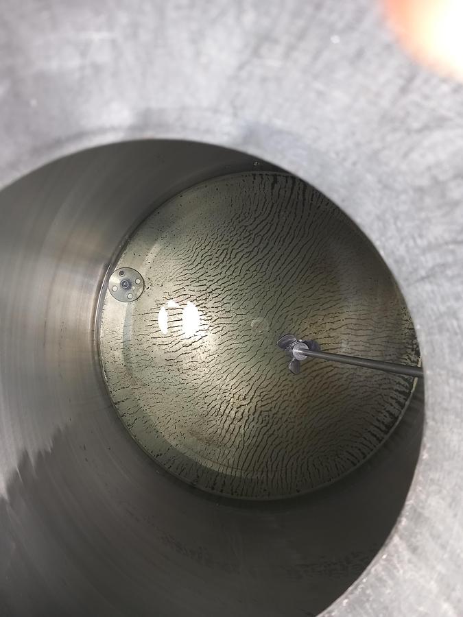 Used Depósito de inox com misturador