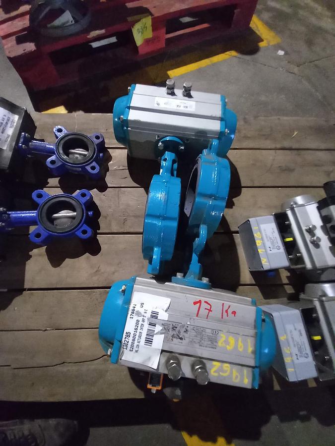 Used Valvulas Borboleta Pneumática InterApp DN-125