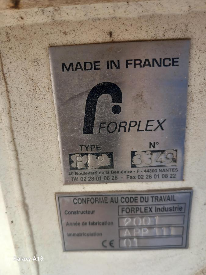 Used Moinho de serrin Forplex Industria FL2