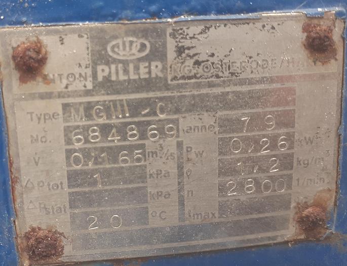 Usado Extrator de fumo / Ventilador com filtro BERNER