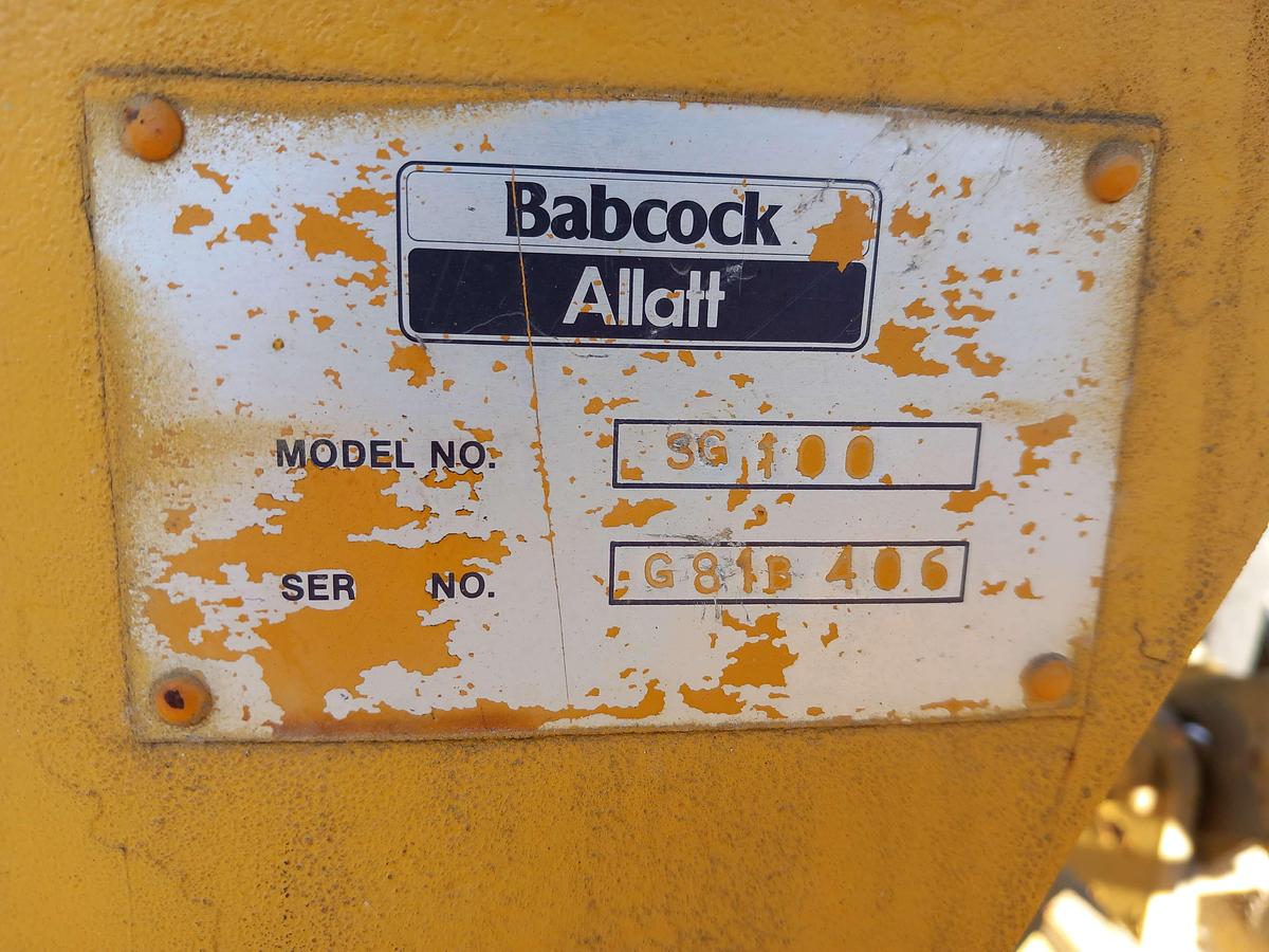 Used Pá niveladora Babcock Allantt SG 100