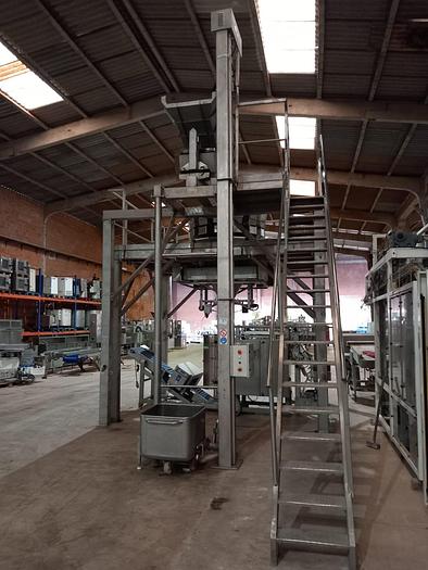 Used Linha automática de embalar vegetais ISHIDA