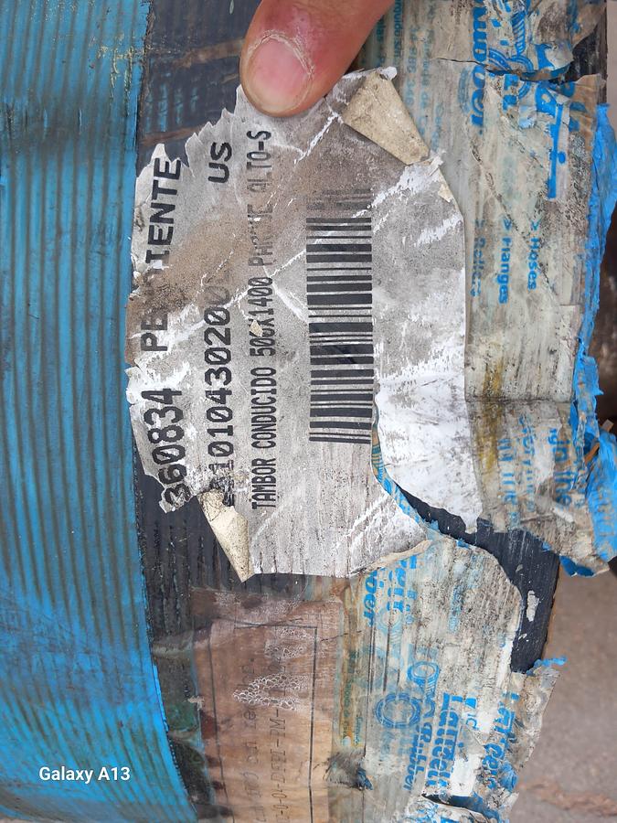 Used Tambor de acionamento com banda de rodagem lisa 500 x 1400