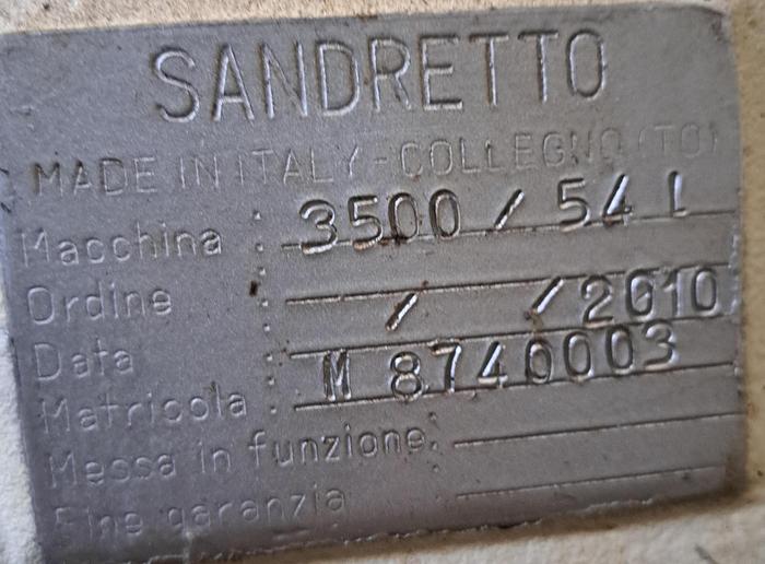 Usado 2010 SANDRETTO HES 3500