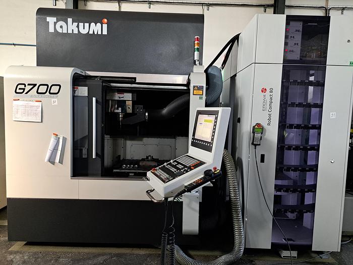 Usado Centro de maquinação TAKUMI G700 + robot EROWA Compact 80