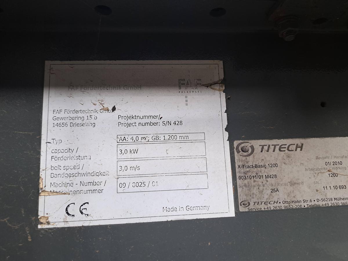 Used Separador Ótico TMRA/TITECH para metais