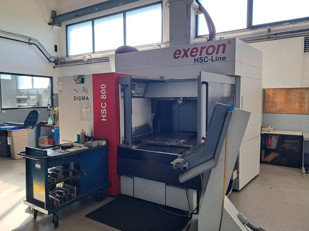 Used Centro de maquinação de 3 eixos EXERON HSC-LINE 800
