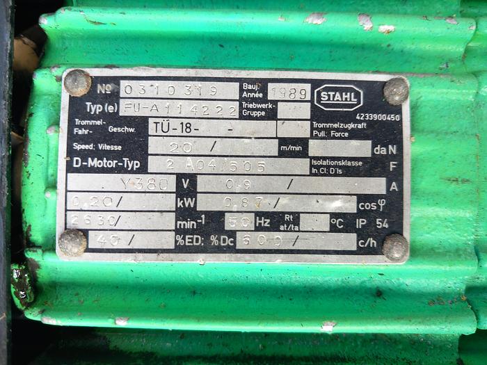 Used Guincho STAHL de 2 ton