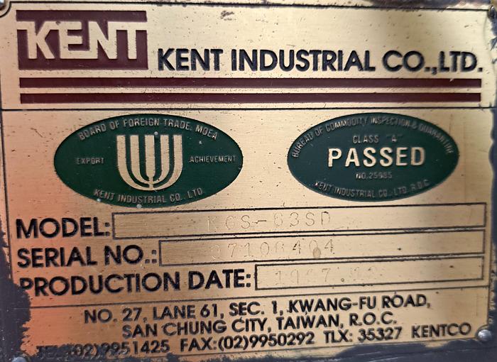 Used Retificadora KENT KGS-63SD