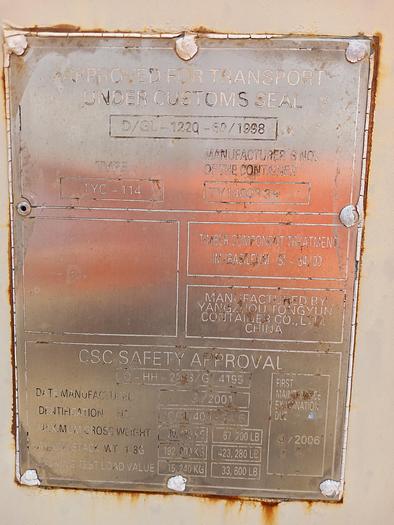 Used Contentor marítimo de 40 pés