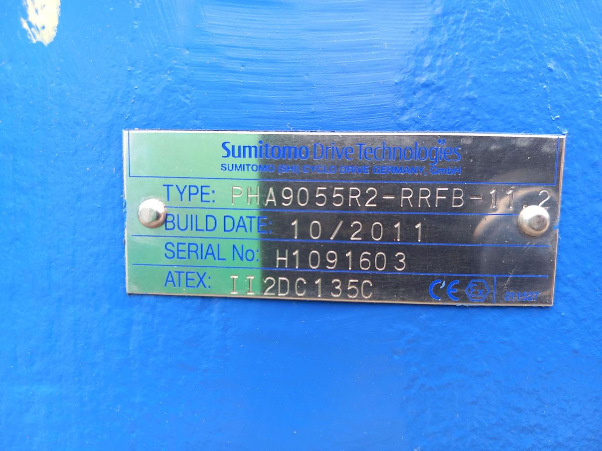 Used Motor com caixa redutora Sumitomo Drive PHA90 55R2-RRFB-11.2