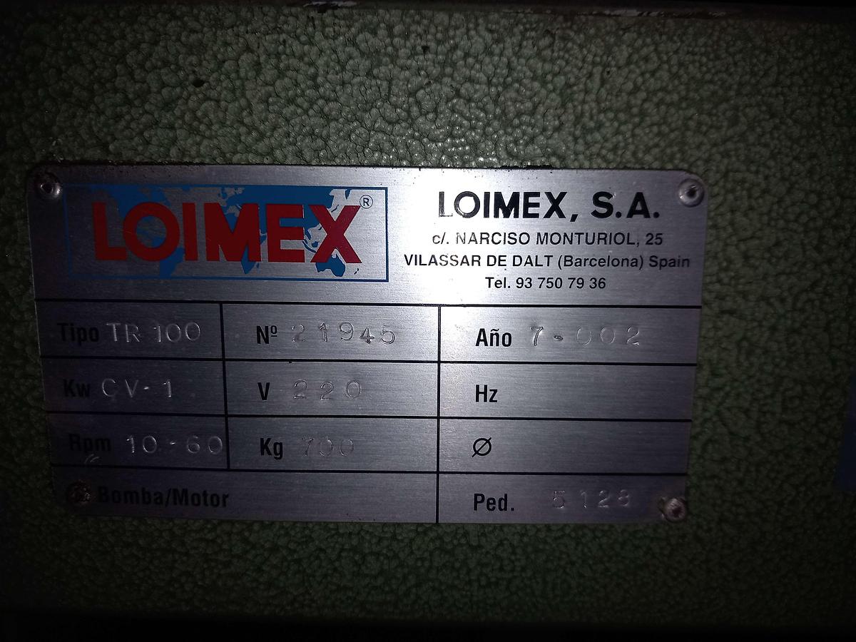 Used Maquina de bobinar cabo LOIMEX TR-100