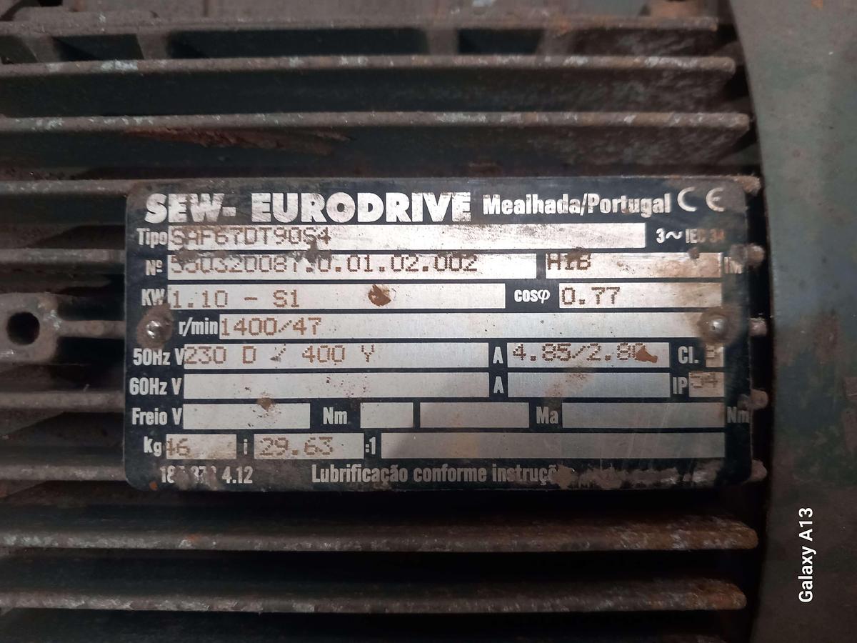 Used Tambor de acionamento motorizado 300 x 850