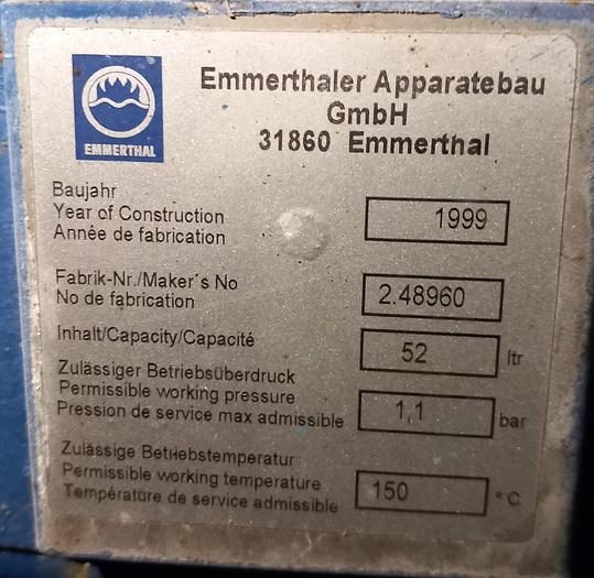 Used Bomba de Vácuo de 15kw Emmerthaler Apparatebau GmbH