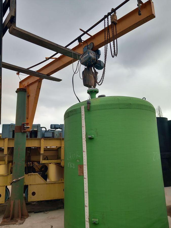 Used Guincho elétrico de bandeira Demag 2Tn