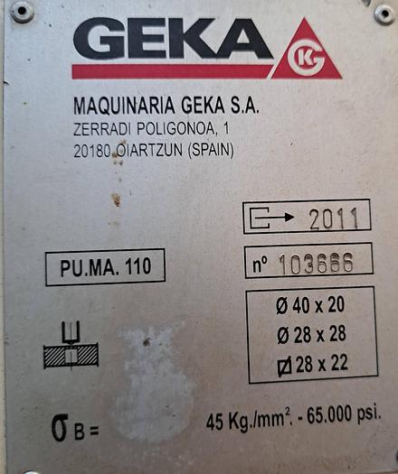 Used Geka Puma 110S