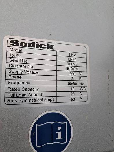 Usado Eletroerosão SODICK AG 60L