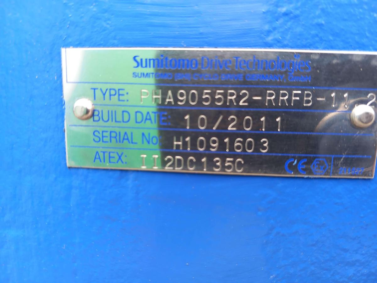 Used Motor com caixa redutora Sumitomo Drive PHA90 55R2-RRFB-11.2