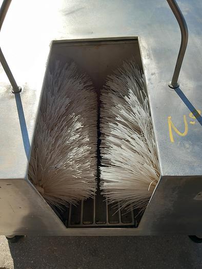 Used Lavador de botins em inox