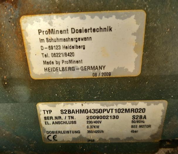 Used Bombas doseadoras Prominent