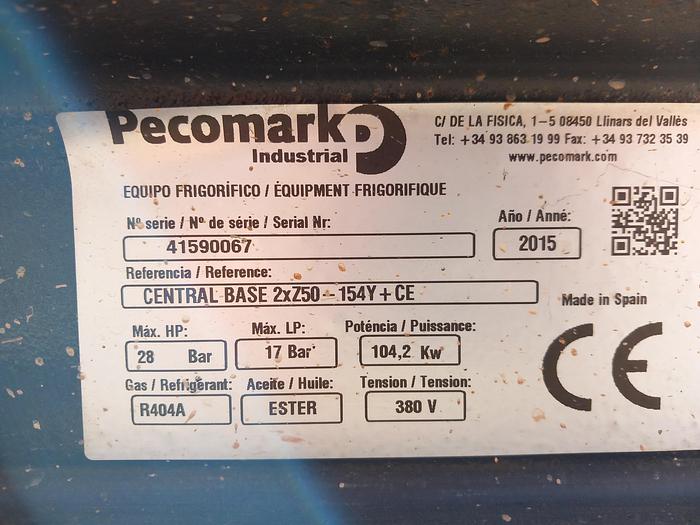 Used Grupo de frio composto por 2 centrais e 14 evaporadores PECOMARK / SKK /CENTAURO