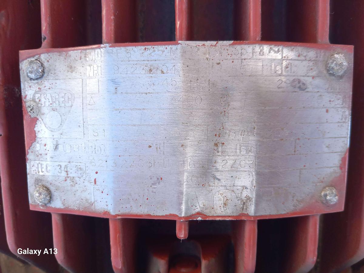 Used Motor elétrico EFACEC BF 5 225M4 2