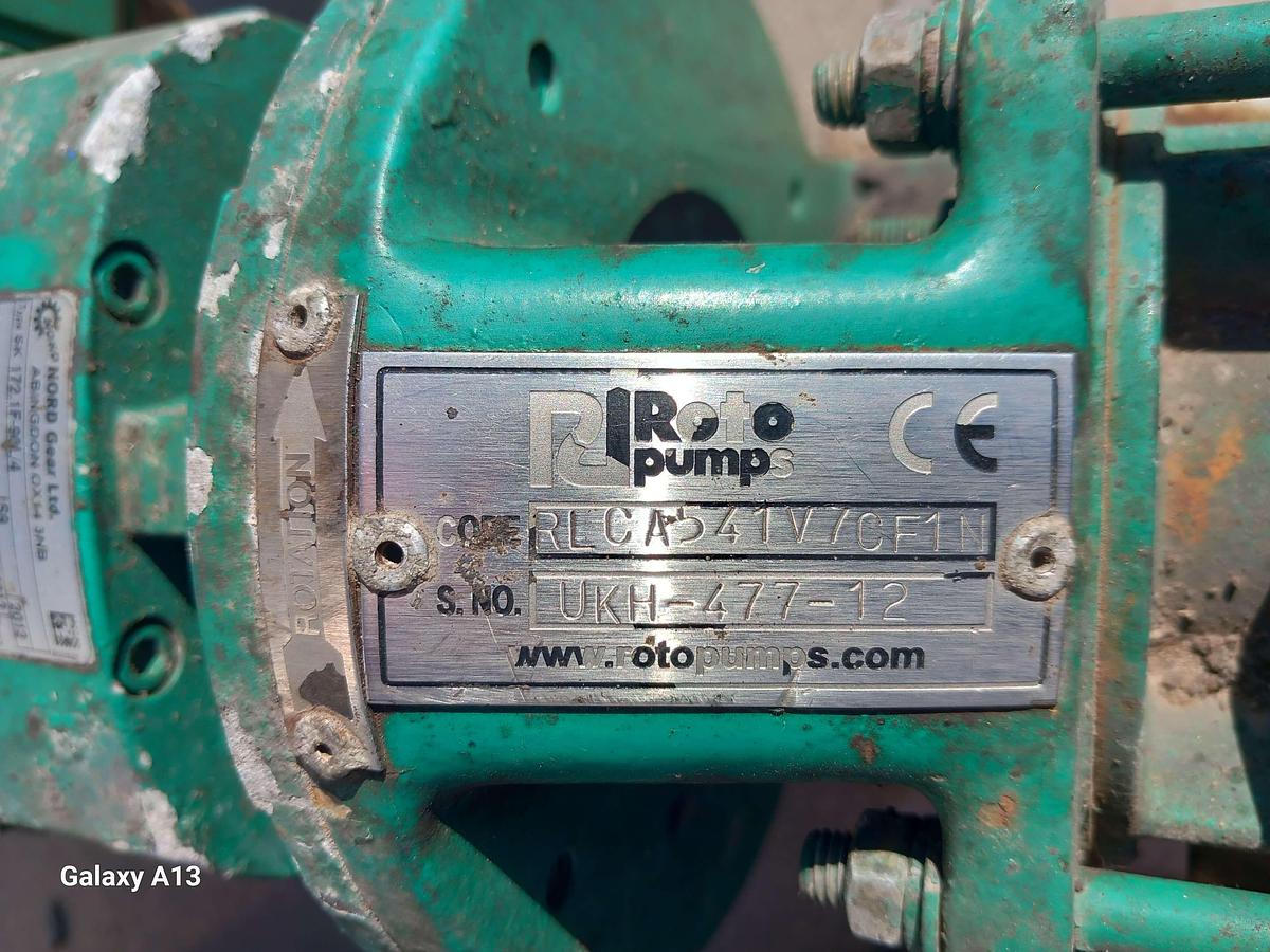 Used Motor com bomba Roto pumps RLCA541V7CF1N