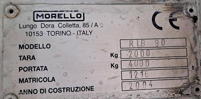 Usado Vira Moldes MORELLO RIB90 de 4 ton