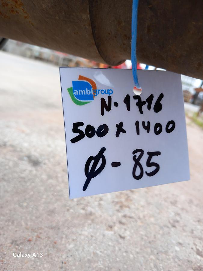 Used Tambor de acionamento com banda de rodagem ranhurada 500 x 1400