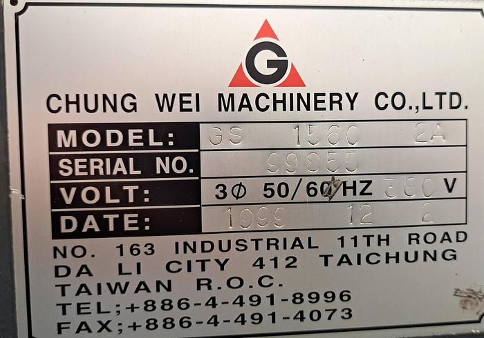 Used Retificadora Plana GREAT GS 1560