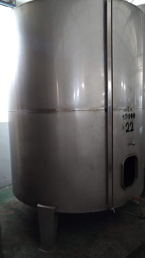 Usado Reservatório de inox de 10.000 litros