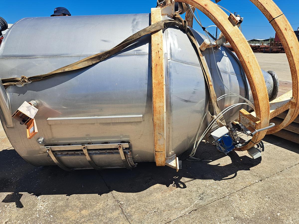 Used Silo de inox para cimento ou massas finas